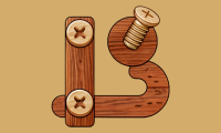 Source of Wooden Bolts and Nuts Game Image